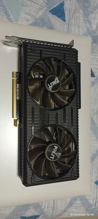 Placa de video RTX 3060ti 8gb Palit perfeito estado - Foto 4