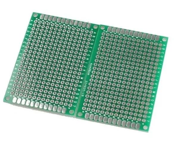 Placa De Circuito Impresso Dupla Face 4x6 Cm KIT 2 Unidades   Arduino Automação COD-CP83   - Foto 3