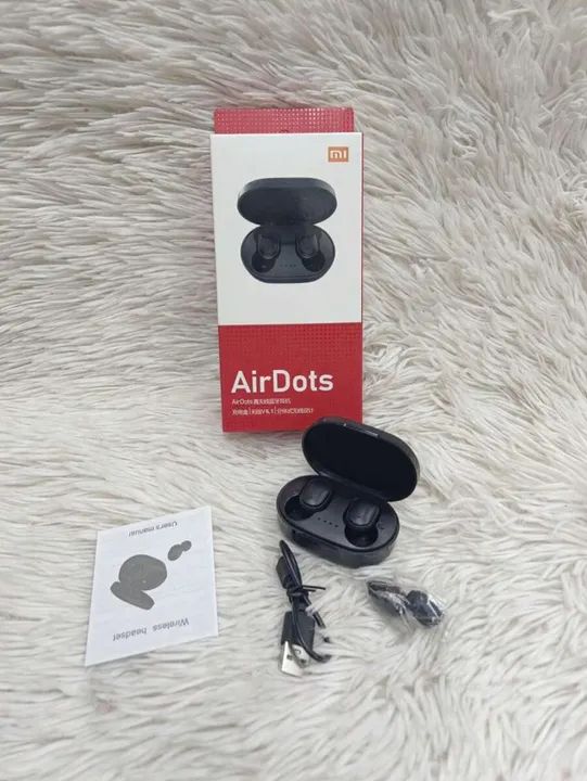 Fone de Ouvido sem Fio Bluetooth 5.0, Modelo AirDots S, Compatível com IOS e Android 
