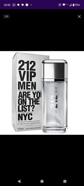 Perfume 212 Vip 200ml Carolina Herrera 