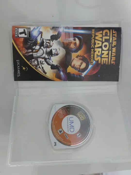 Jogo Star Wars The Clone Wars Republic Heroes Psp - Foto 3