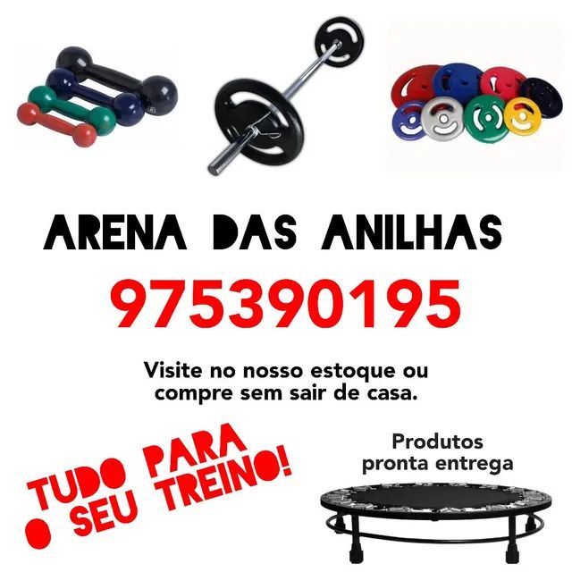 Piso anilhas barra halter peso