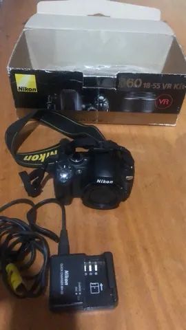 Máquina fotográfica Nikon d60 corpo