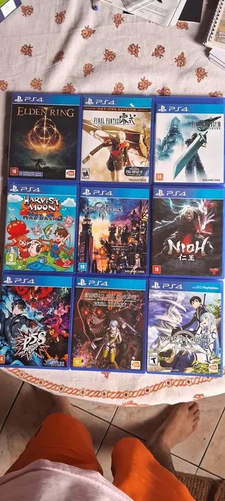 Lote jogos de Ps4