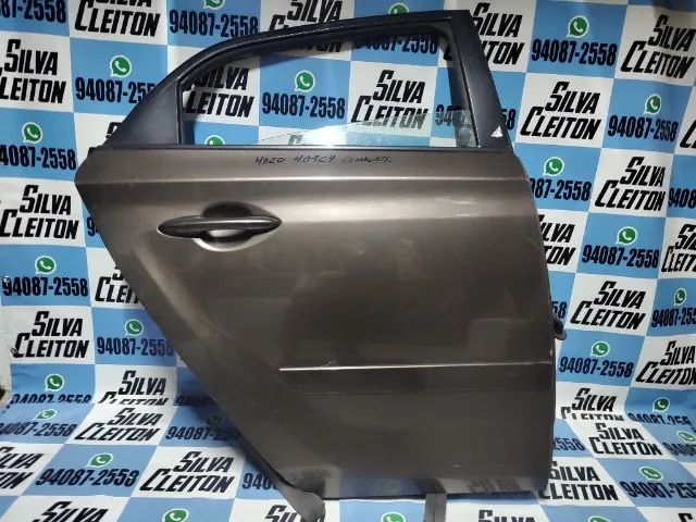 porta traseira direita hb20 hatch 2013 ate 2019 completa na cor marron