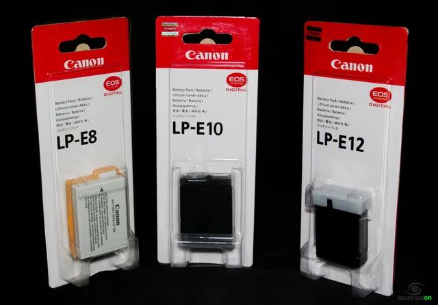 Bateria Canon LPe8 LPe10 ou LPe12