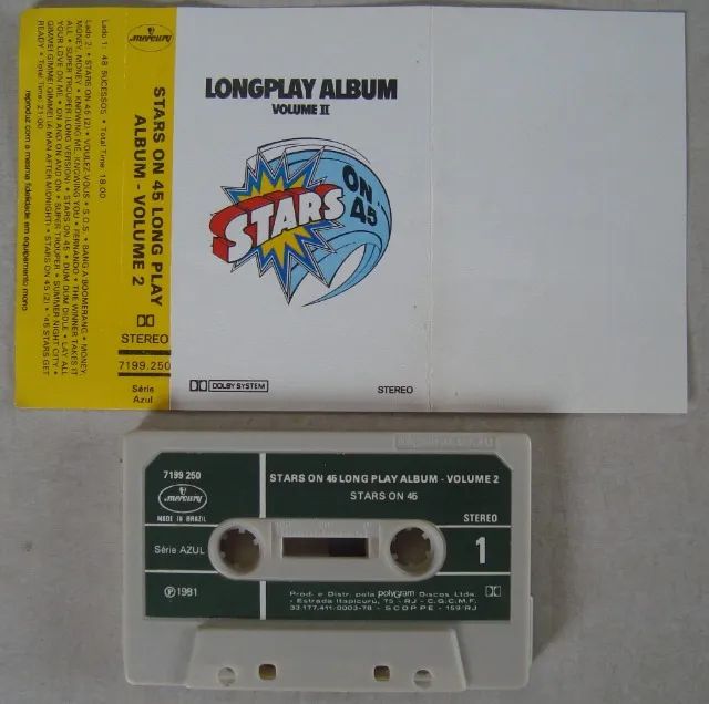 Stars On 45 Longplay Album 1981 Vol.2, Fita K7 Original - Foto 3