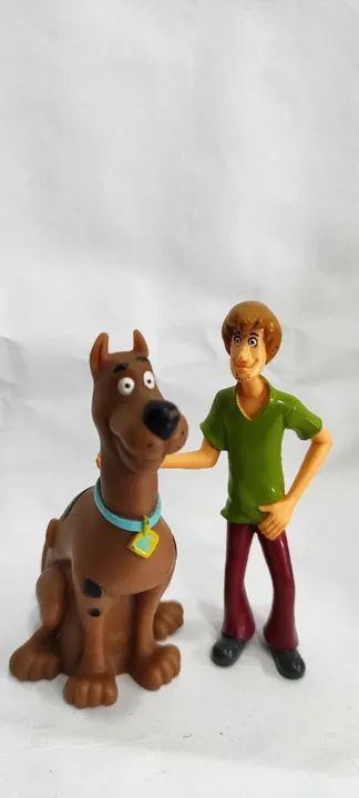 BONECOS MINIATURAS Scooby doo e Salsicha Usado Colecionável  - Foto 2