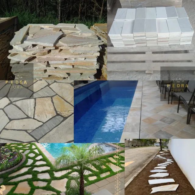 Caco São Tomé Amarelo ou Branco Legítimo - Piso para envolta da piscina - Foto 2