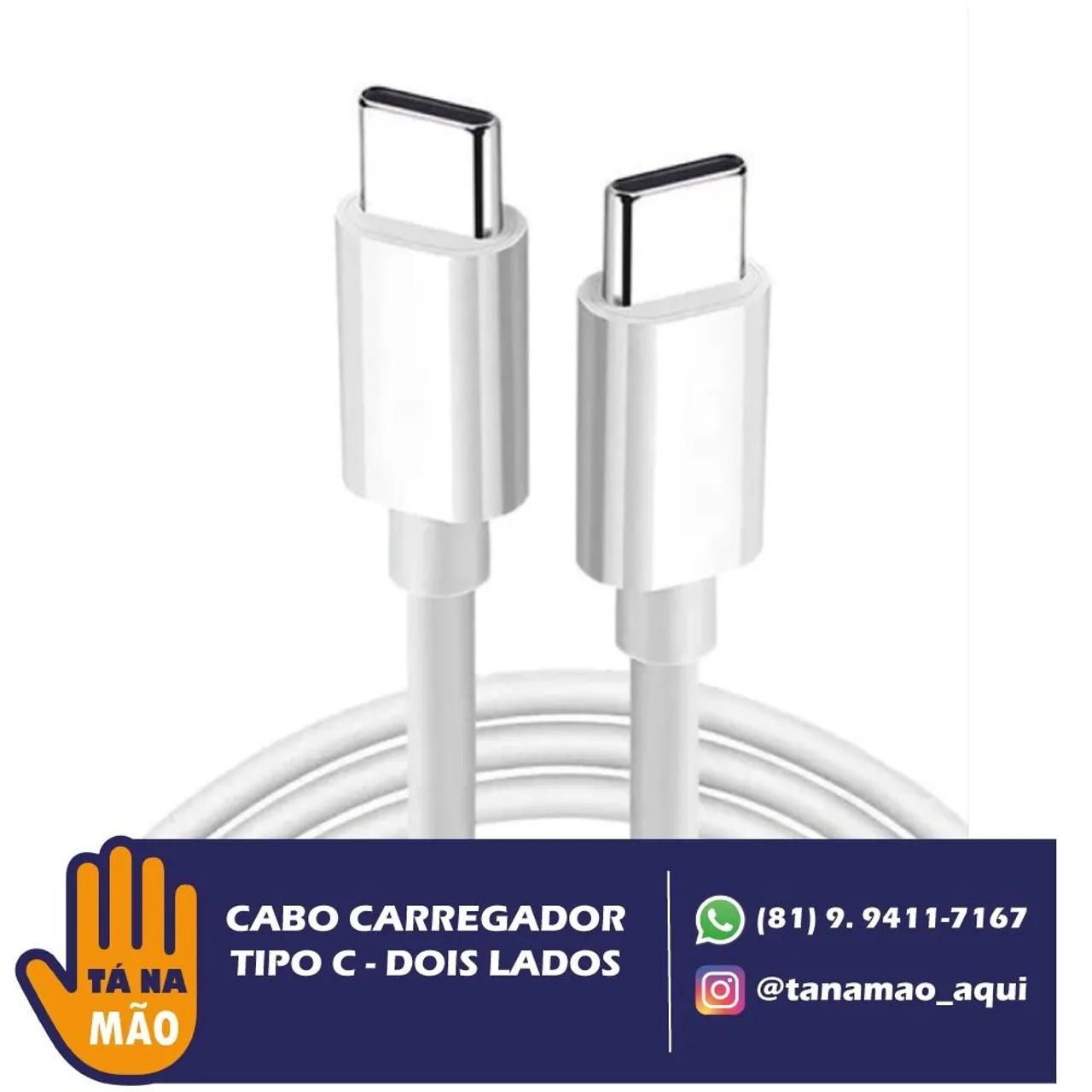 Cabo carregador Tipo C/Dois lados  - Foto 2
