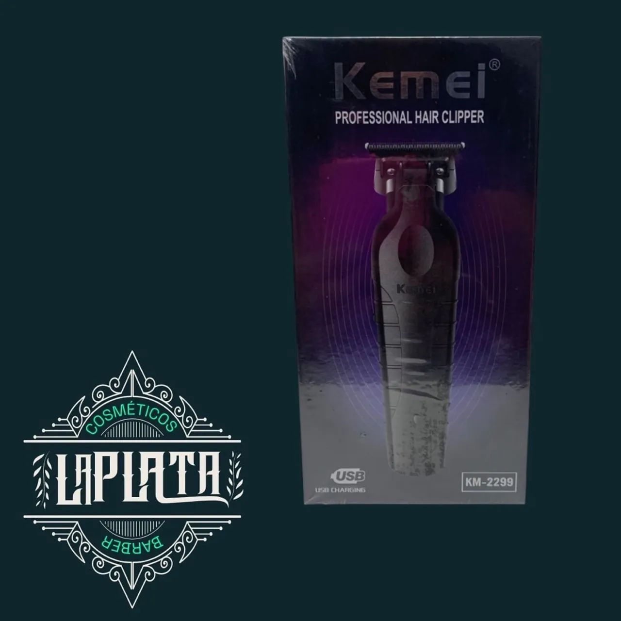 Máquina de cortar cabelo Kemei KM-2299 - Profissional - Foto 2