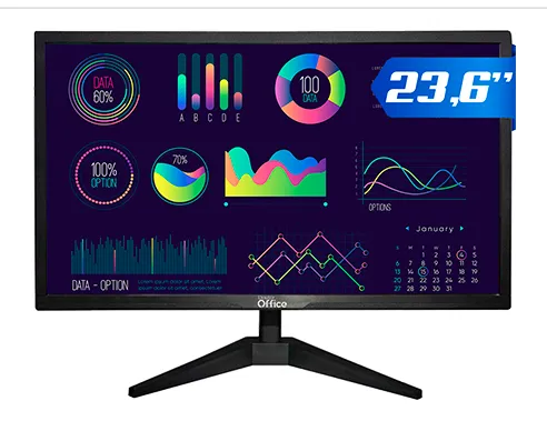 Monitores Novos de 19 a 23 polegadas (preços na descrição )