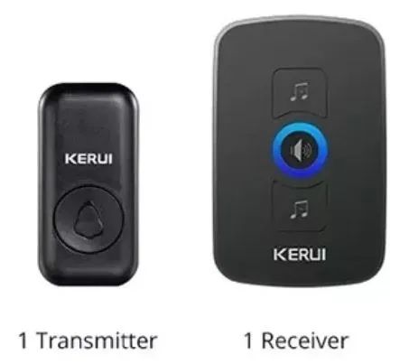 Campainha Sem Fio Original Kerui Prova D'água 32 Funções  Arduino Automação COD-AP144   - Foto 3