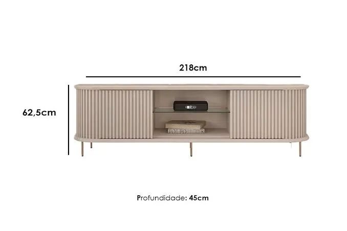 Rack Bancada para Tv até 75 polegadas - Promoção  - Foto 3