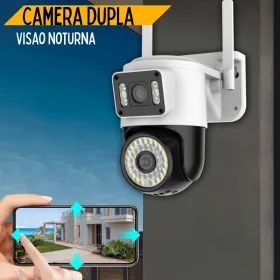 camera ip externa wifi dupla 2 em 1 visao noturna yoosee _ cs241