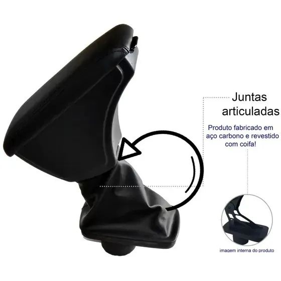 Apoio de Braço Ford New Fiesta Nacional 2013-2019 Articulado - Foto 5