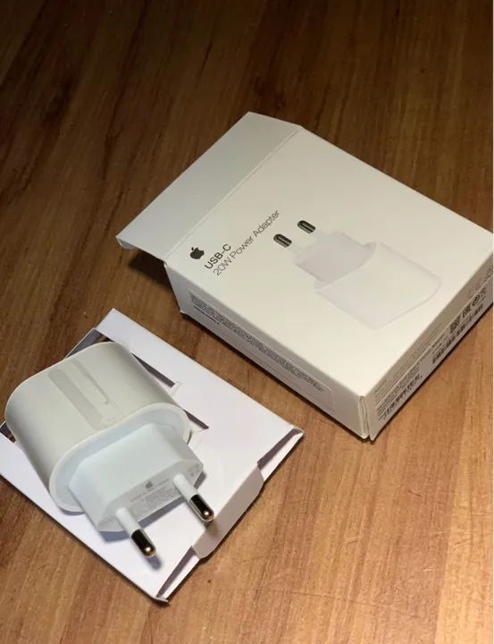 Fonte Adaptador de iPhone Turbo USB-C 20W carga rápida  - Foto 5