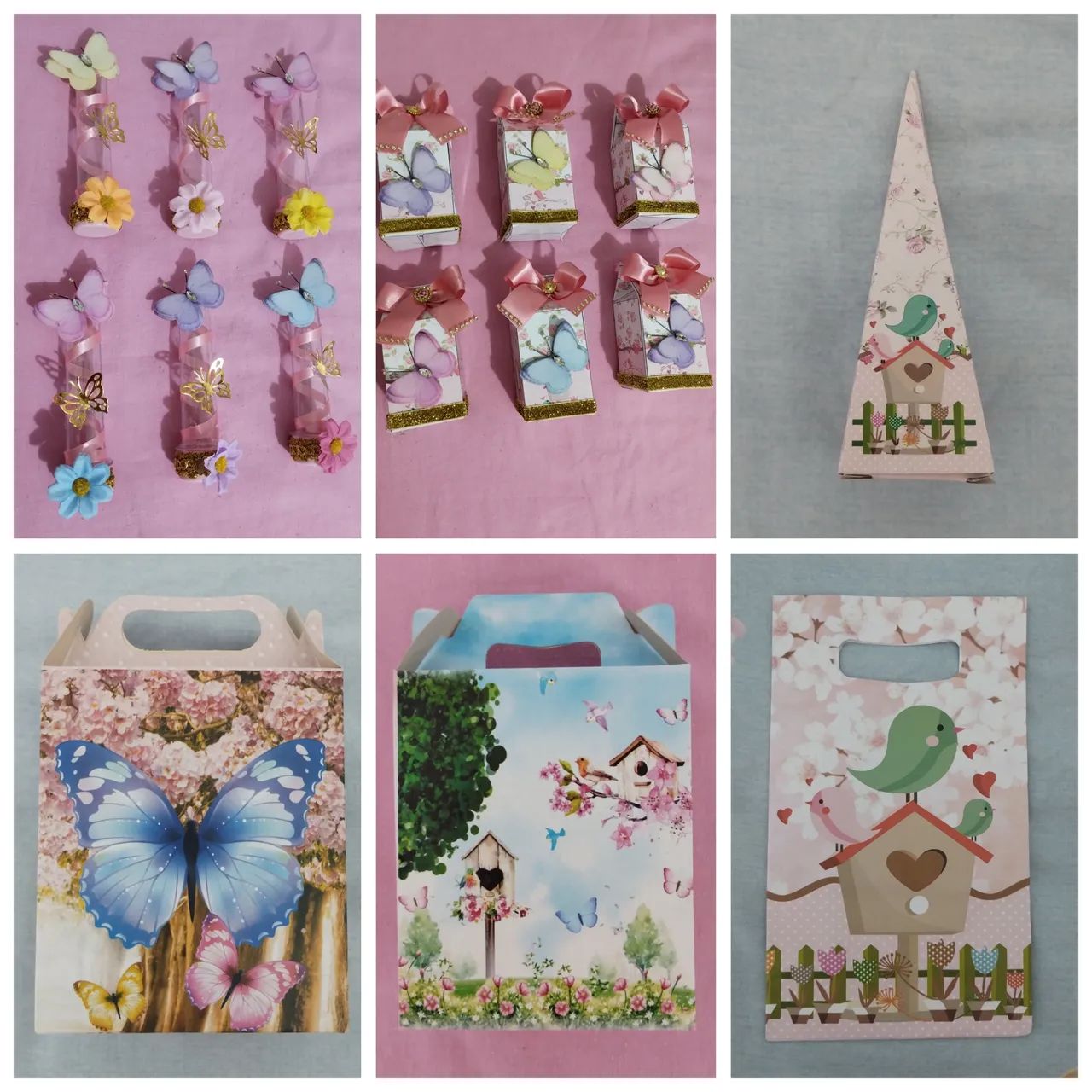 Kit Festa -  Caixas, Tubetes e Sacolas Personalizadas