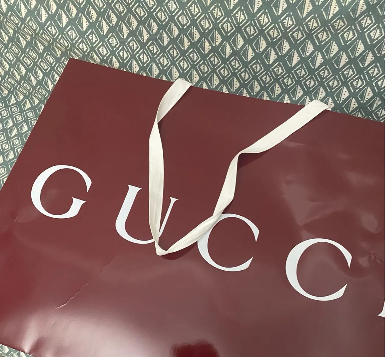 Sacola de papel Gucci grande  - Foto 4