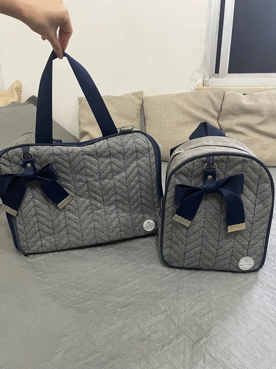 Kit de bolsas maternidade luxo 