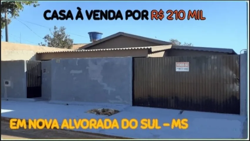 CASA A VENDA EM NOVA ALVORADA DO SUL - MS