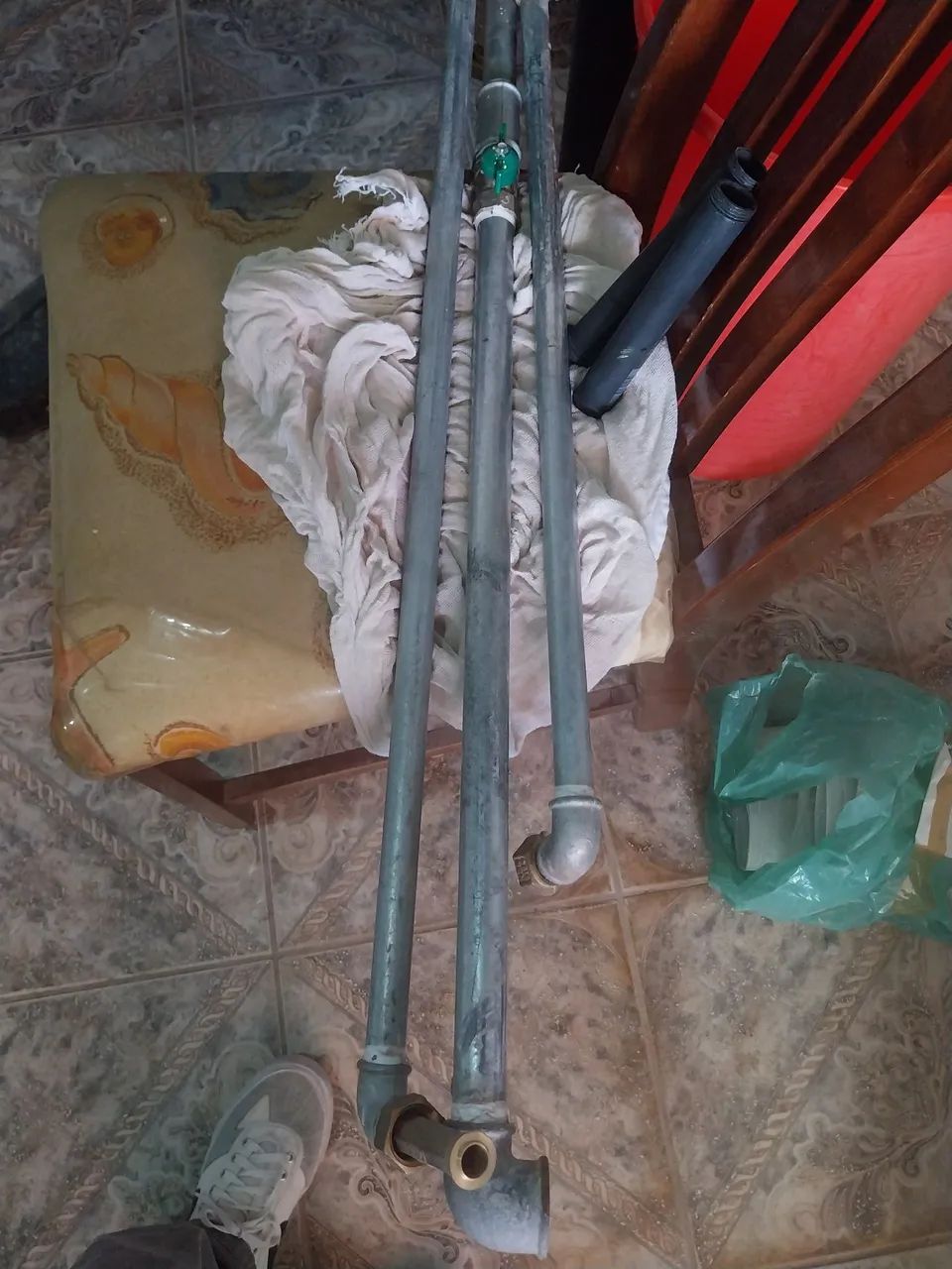 Cavalete kit múltiplo para ligações de água da copasa. 