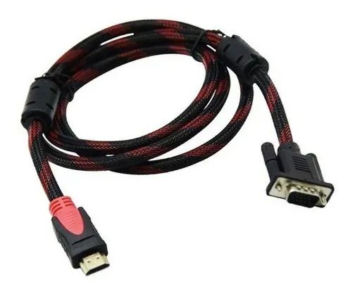 Cabo Hdmi Para Vga 1.80 Mts Tv Monitor  It Blue 