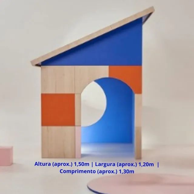 CASINHA DE MADEIRA INFANTIL ABERTA - Foto 2