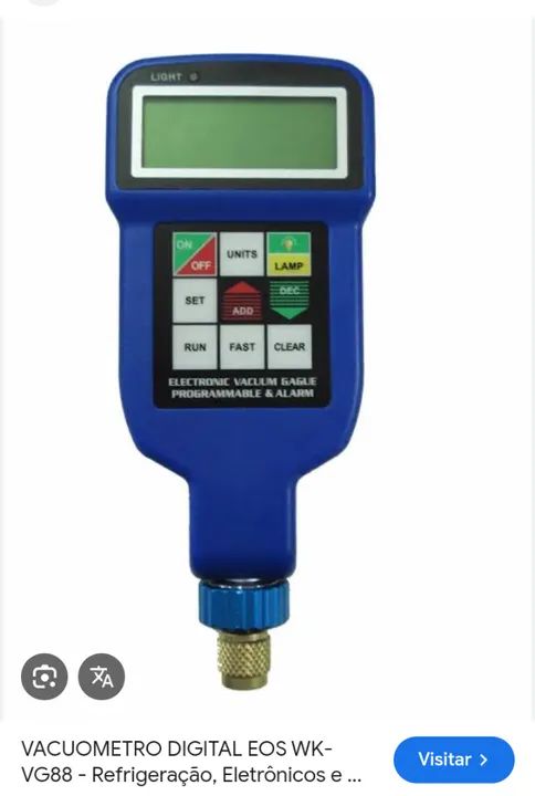 Vacuômetro digital EOS