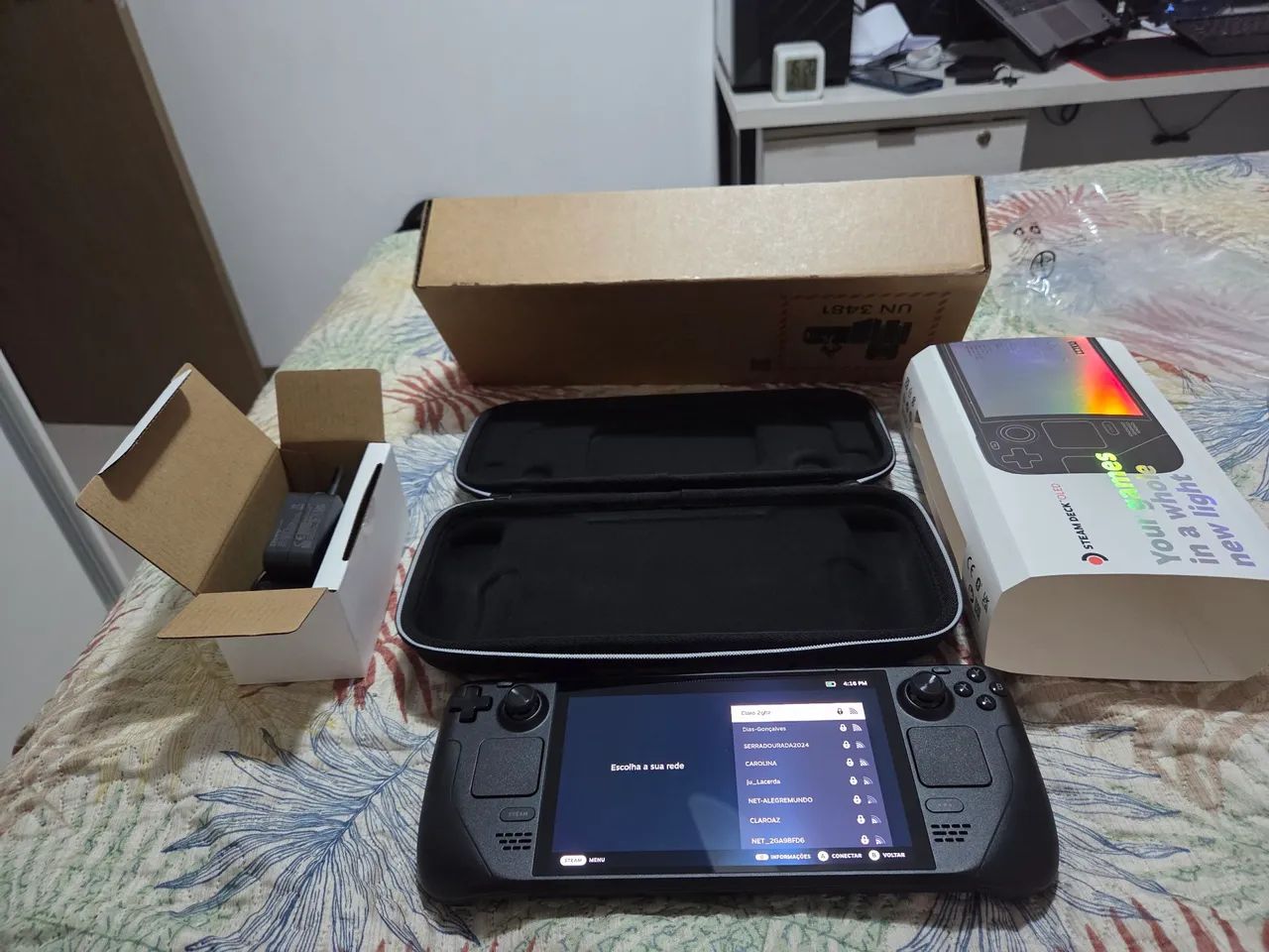 Steam Deck Oled 512gb Novinho 1 mês de uso Completo - Consoles de