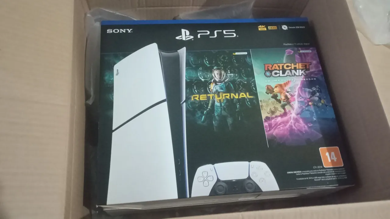 Playstation 5 Novo com 2 jogos