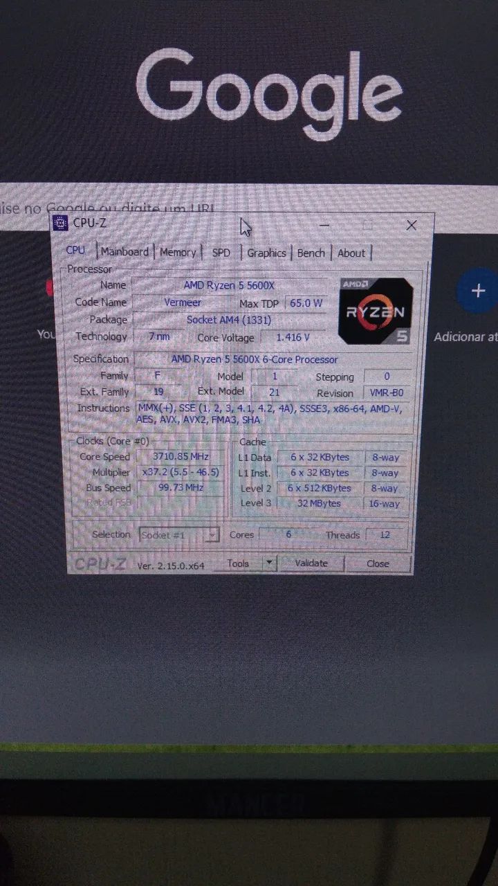 AMD Ryzen 5 5600X - 6-Core - 3.7 GHz