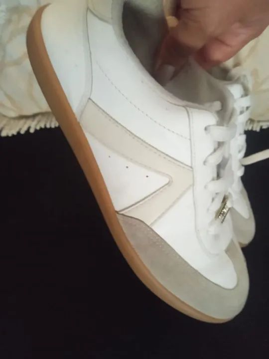 Tênis branco casual,marca Vizzano,38. - Foto 5