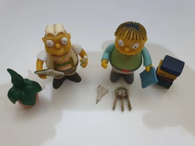 Lote playmates simpsons originais com 2 personagens Utter e Ralph - Foto 4