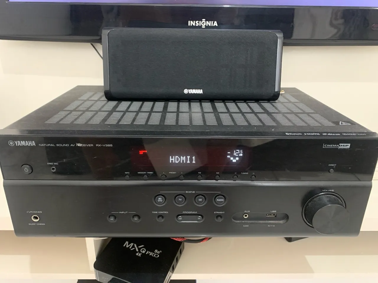 Receiver Yamaha RX-V385 com Hdmi