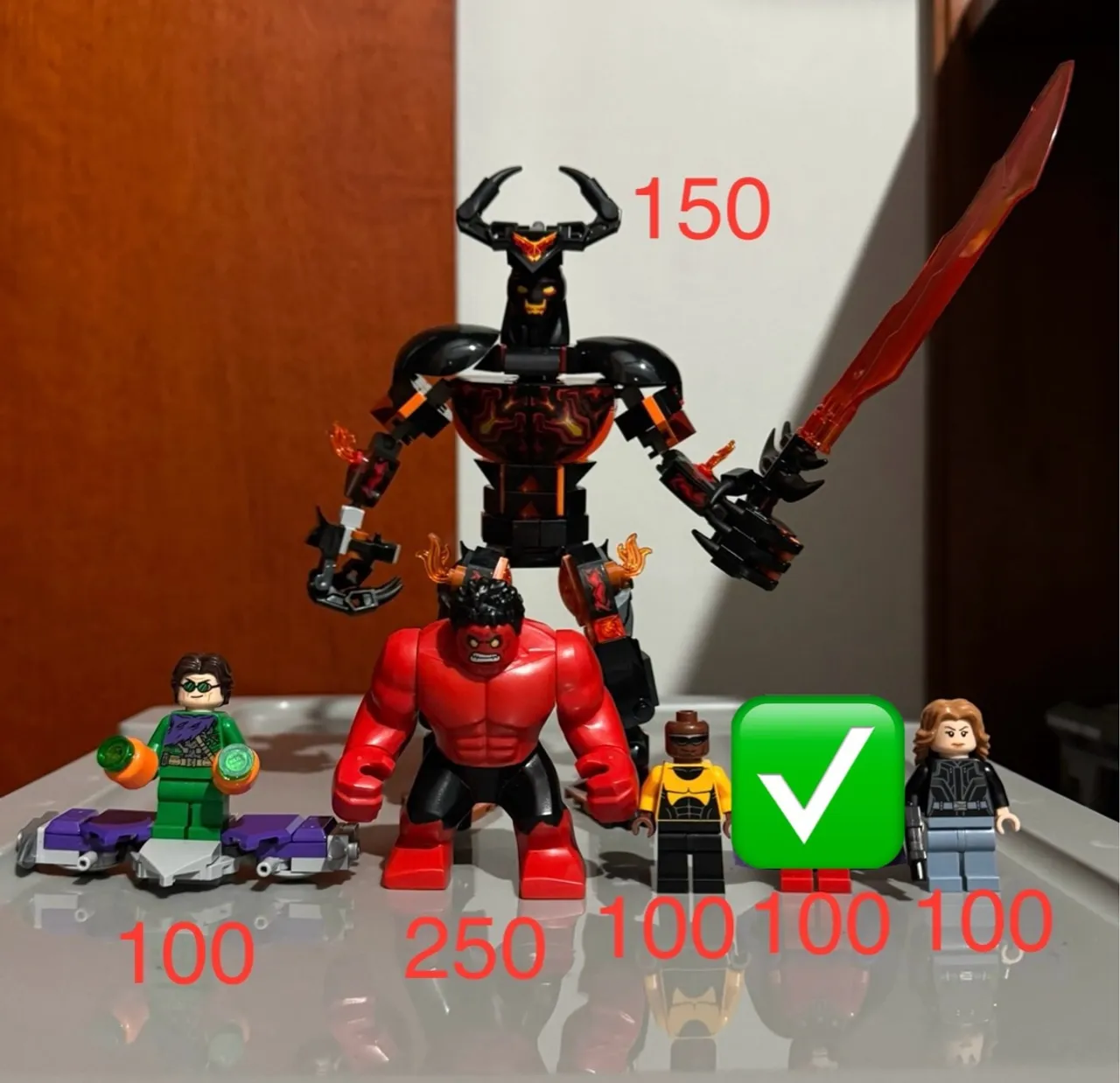 Lego Minifigures Marvel Originais