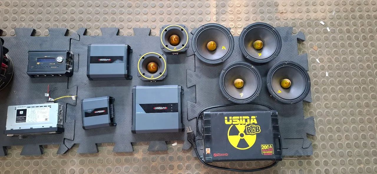 Kit Completo de Som Automotivo Zetta Audio - Foto 2