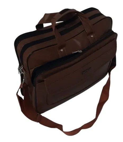 Pasta Bolsa Mochila Para Notebook Executiva Couro sintético - Foto 2