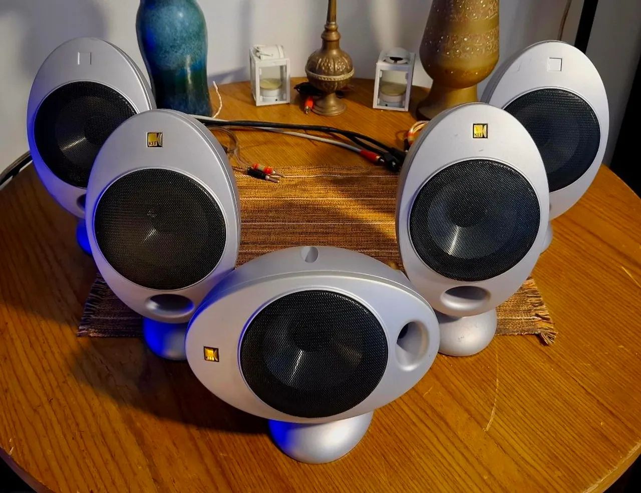 CAIXAS KEF 5.0 HT2001 100W 8ohms 88dB EGG Uni-Q tech. - Foto 4