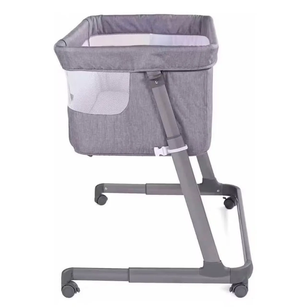 Berço Portátil Co-bed Link Voyage - Cinza Mescla -<br>