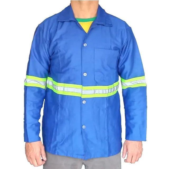 JALECO COM FAIXA REFLETIVA