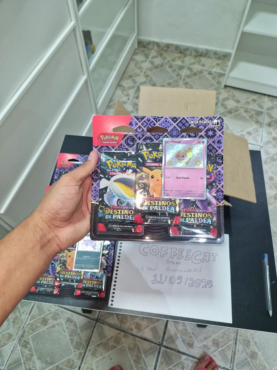 Blister Triplo - Destinos de Paldea - Pokemon TCG - Foto 2