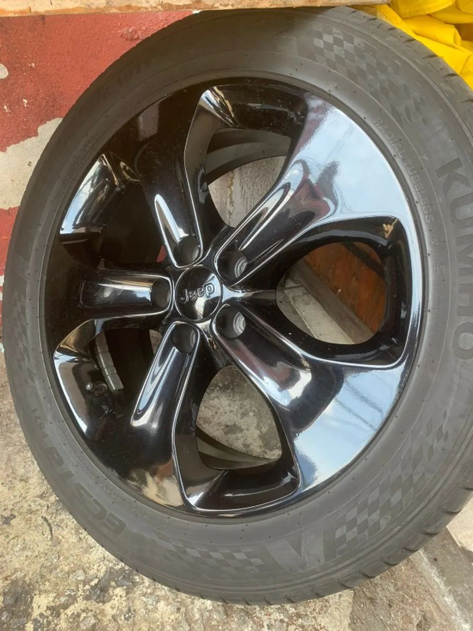 RODAS BLACK PIANO ARO 18 ( JEEP ) 5x110 RENEGADE / COMPASS  - Foto 4