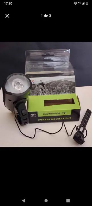 VENDE SE LANTERNA COM BUZINA ALTA QUALIDADE ? SUPER MODERNA ?