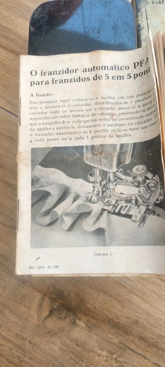 Máquina de costura antiga pfaff modelo 31 completa  - Foto 6