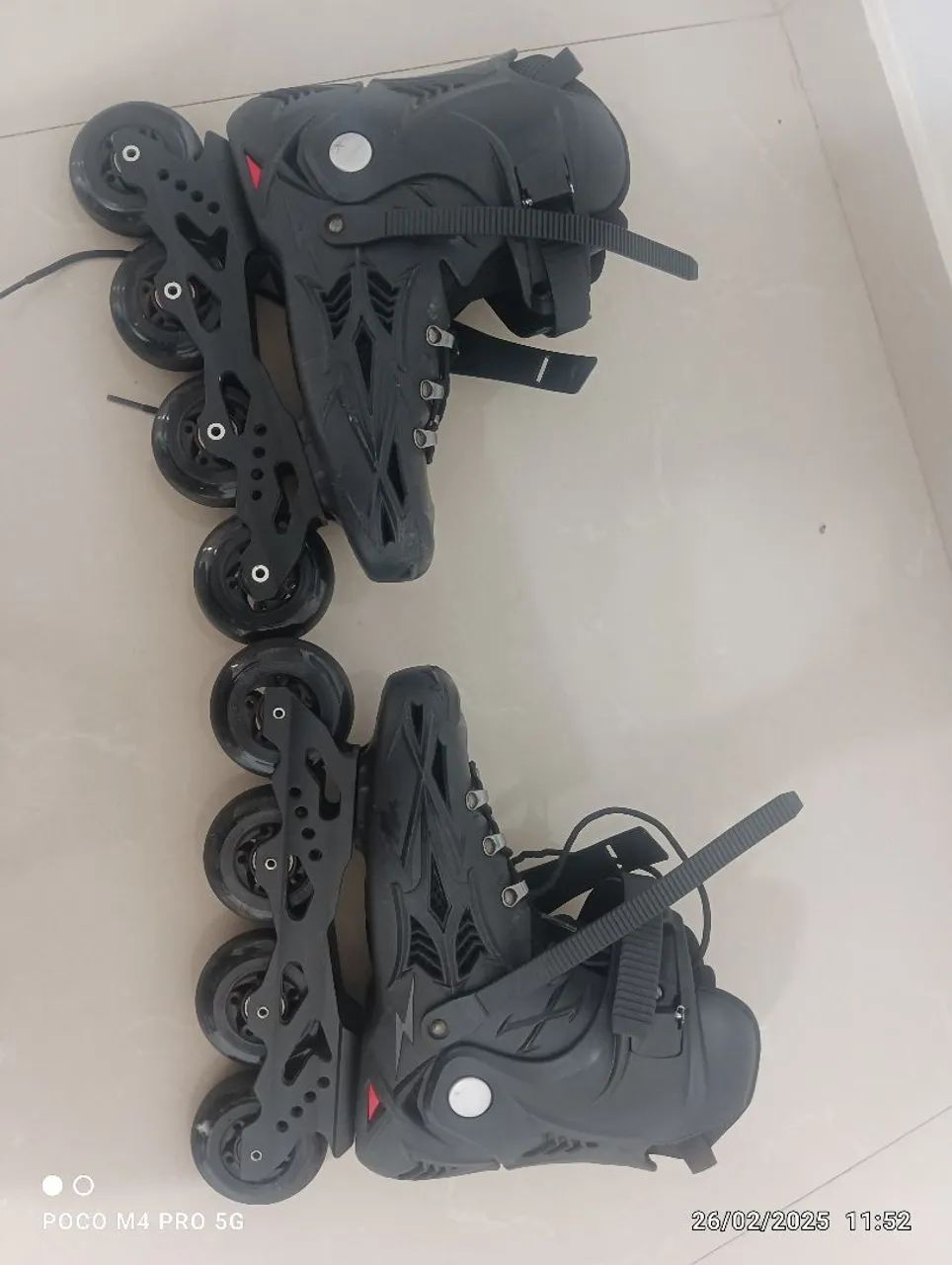 Patins Inline Adulto - Tamanho 38 - Foto 2