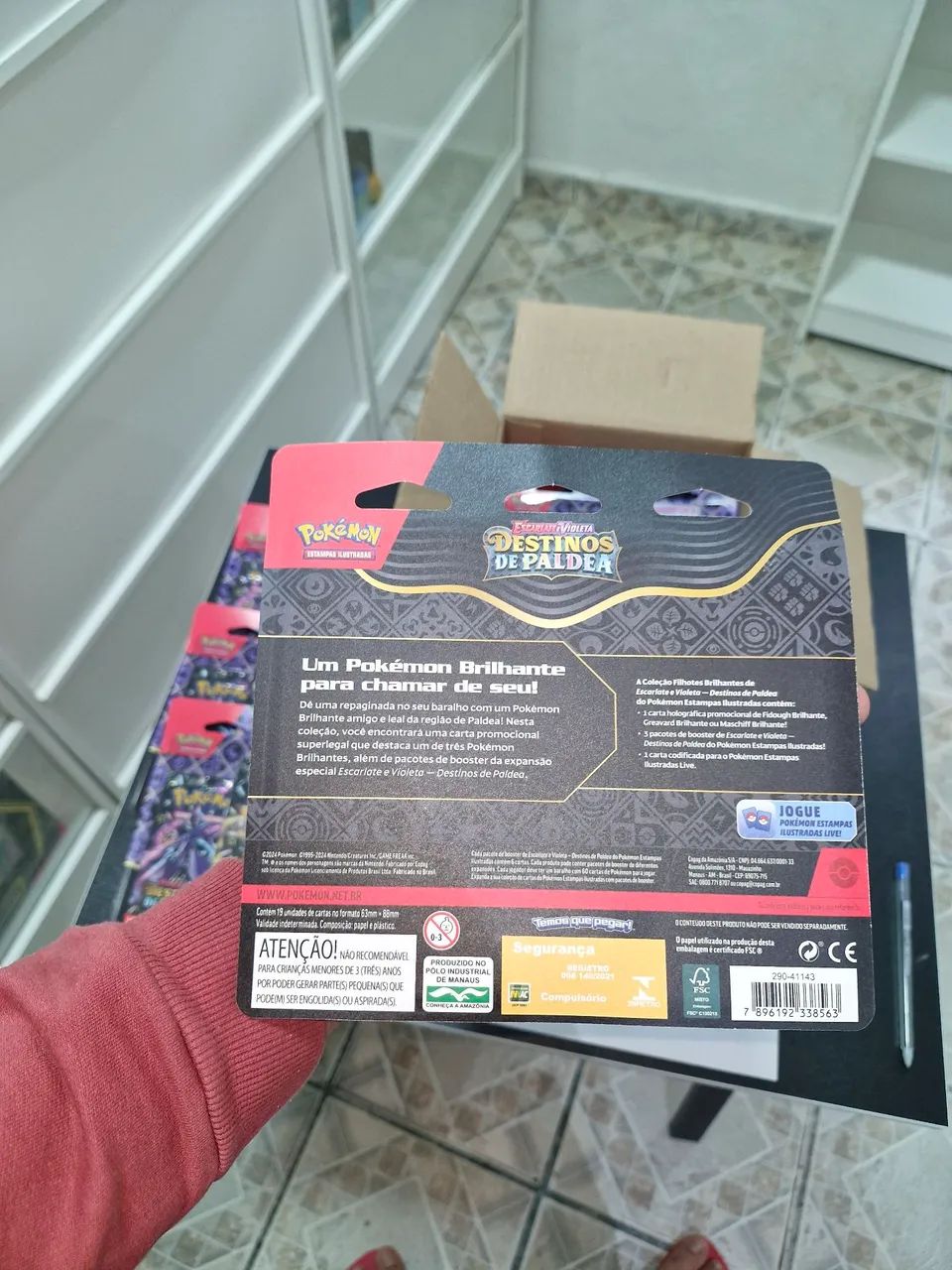 Blister Triplo - Destinos de Paldea - Pokemon TCG - Foto 3