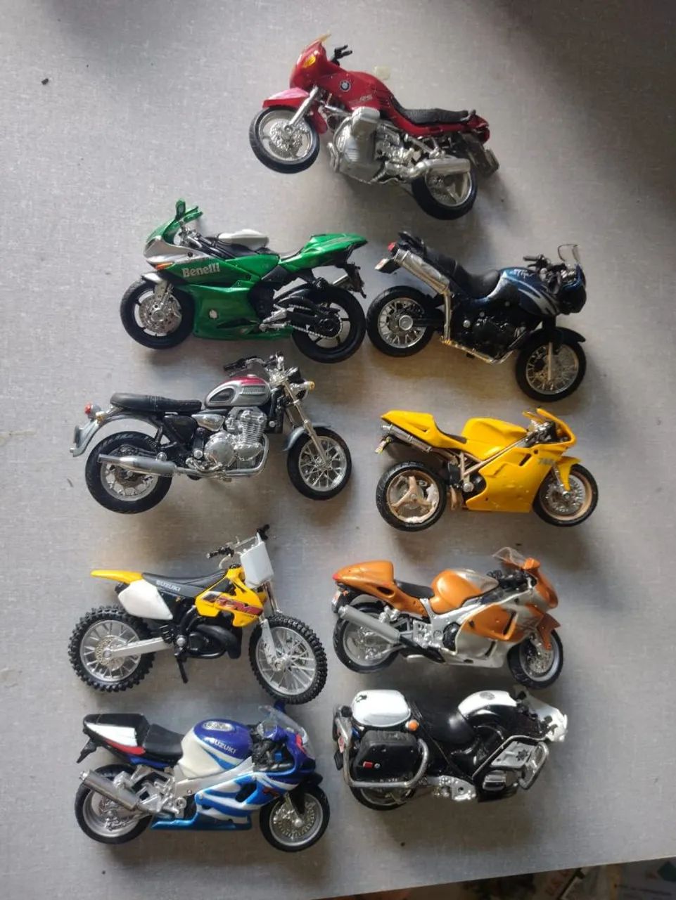 Miniaturas de Motos Colecionáveis