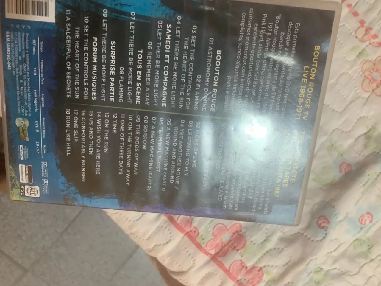 DVD pink Floyd e rush