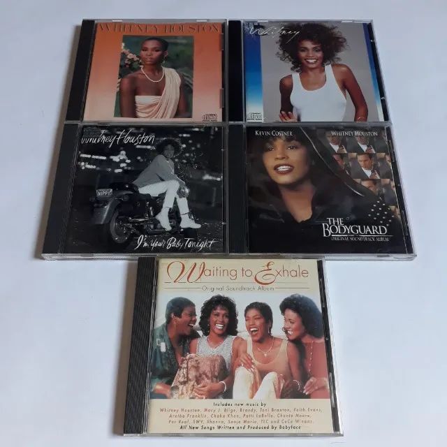CD Whitney Houston 05 Álbuns - Importado Original